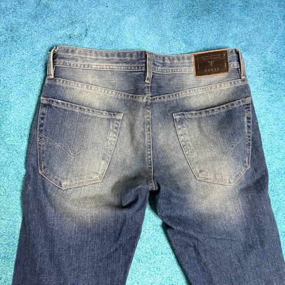 Vintage Guess Jeans Women’s 31 – Robertson Slim Tapered – Blue Denim Y2K - Picture 14 of 16